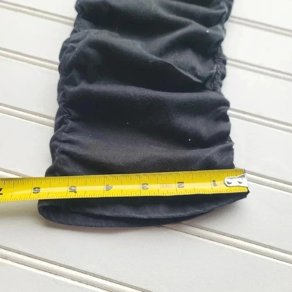 Zana Di Jeans Womens Rutched Leg Skinny Denim Jeans Black Juniors 29x32 Sz 9 - Picture 7 of 9